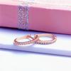 Purple Gold Color Gold Plated Rose Gold Zircon Shiny Purple Gold Universal Air Holder Earrings Accessories