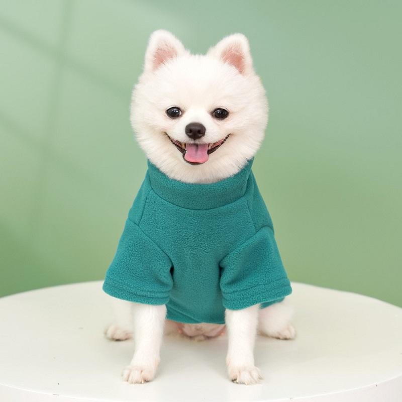Winter Dog Jacket Fashion Casual Hoodies Chihuahua Yorkshire Soft Sweatshirt Puppy Fleece Two-Legged Jacket Pet Warm Clothing