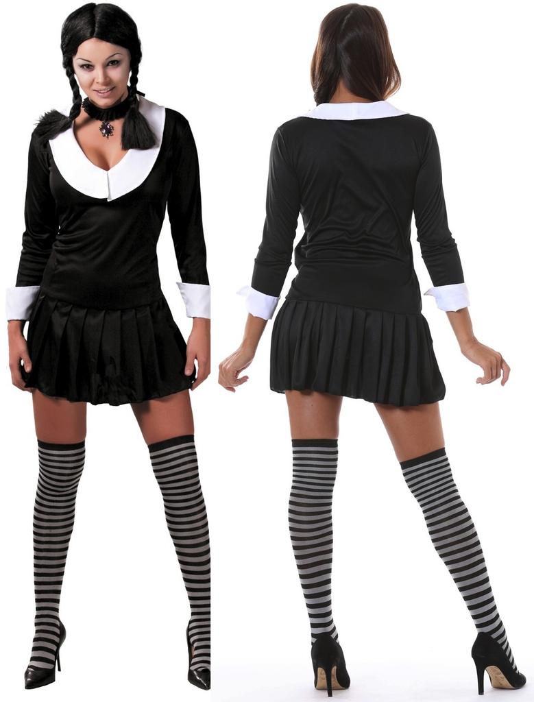 Evil Schoolgirl Halloween Costume 38-40