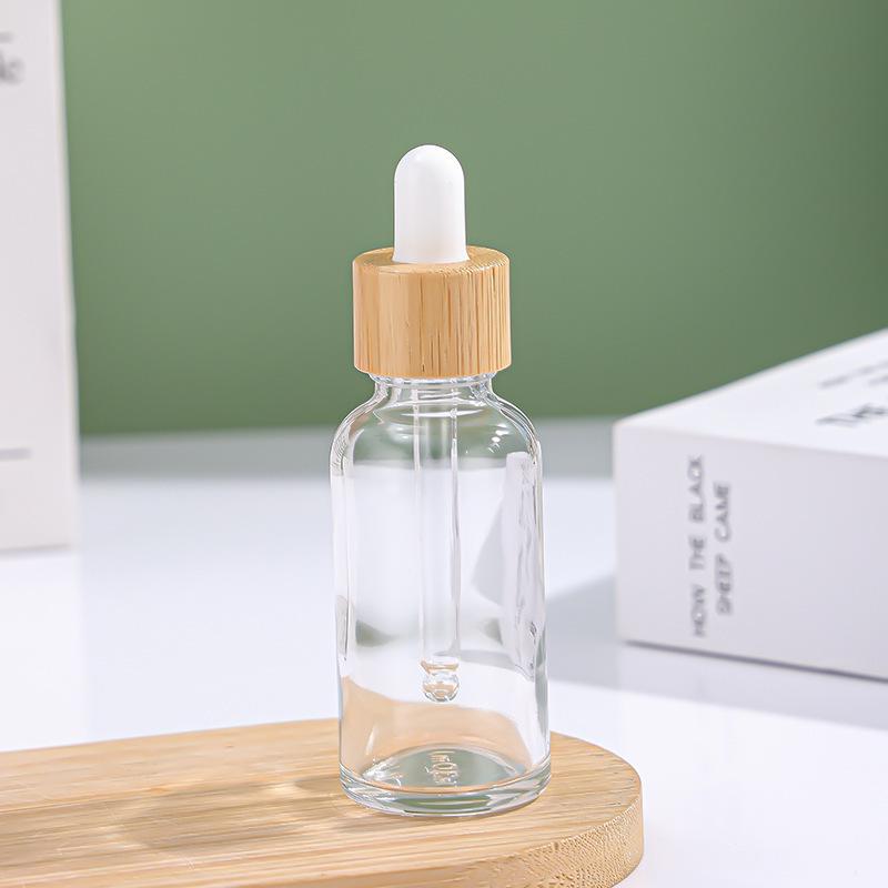 Clear Glass Dropper Bottle for Essential Oils and Skincare Serums