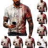 Men's Halloween Short Sleeve T-Shirt for Holiday Casual Wear