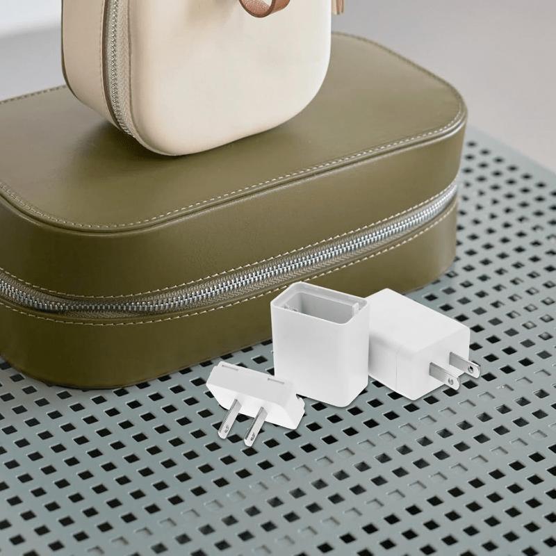 1pc Multipurpose Square Plastic Safe Box with Realistic Charger Plug Design, Portable Travel Storage for Cash and Medicine