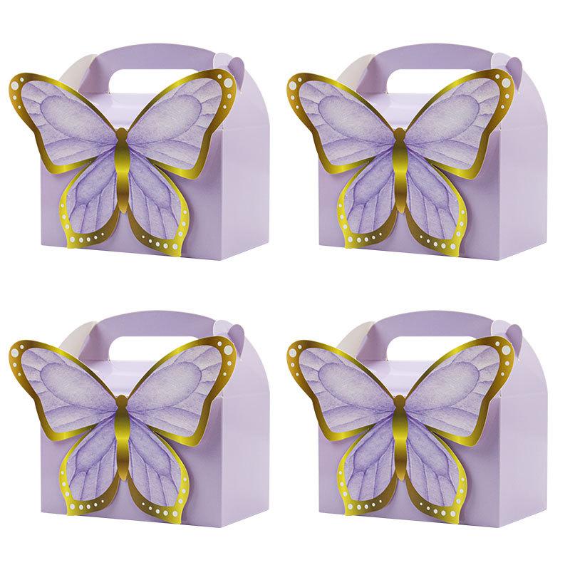 

Wedding Party Butterfly Portable Wedding Candy Box, Three-Dimensional Decorative Gift Box, Multi-Color Optional Gift Box