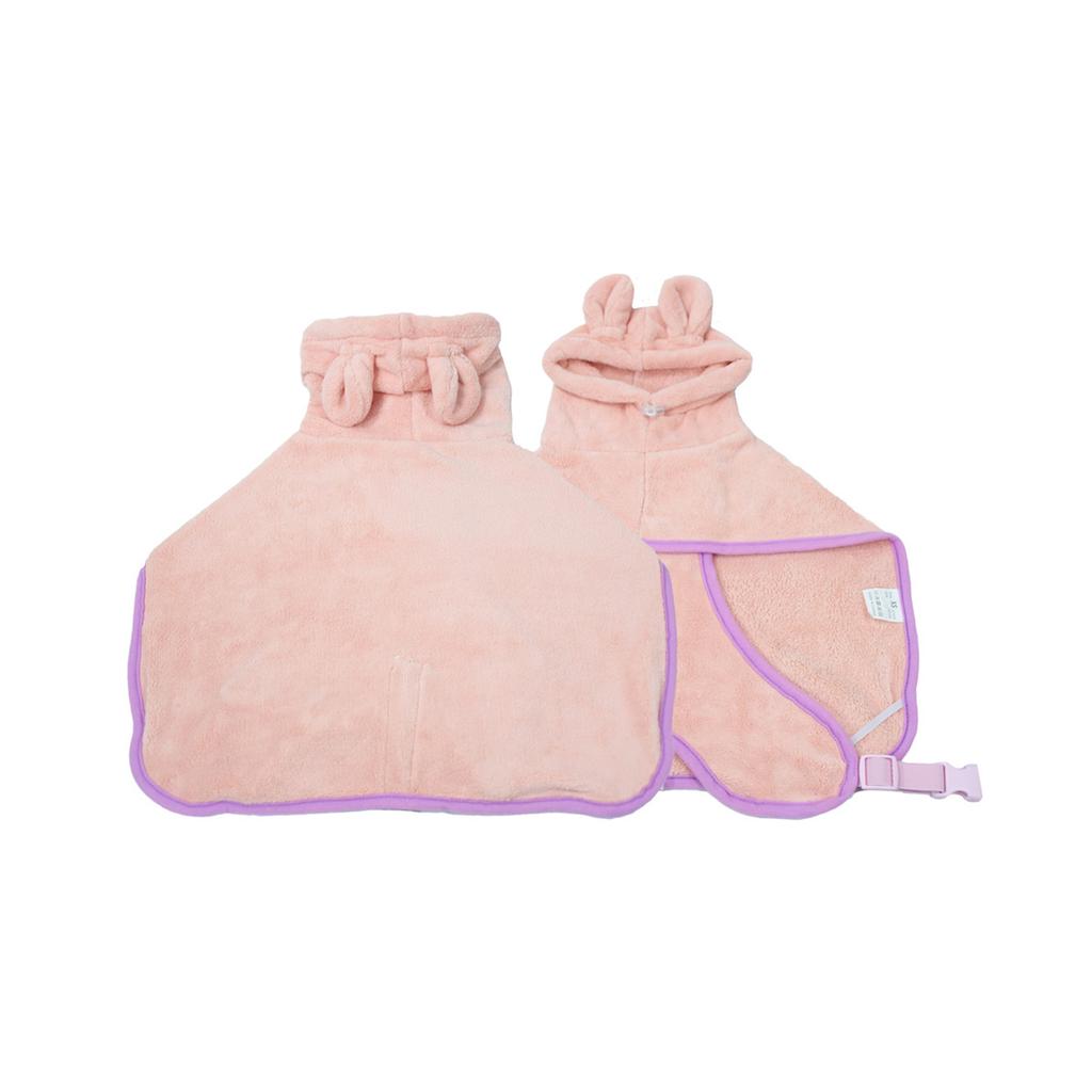 Pet Drying Towel for Dogs Cats High Absorbent Swimming Bathing Robe for Small Medium Dog Hooded Bathrobe for Small Pets
