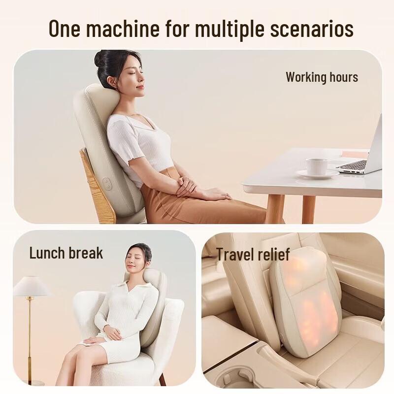 Chigo Rechargeable Shiatsu Massage Cushion CN Plug (adapter Included)
