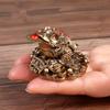 1Pc Feng Shui Toad Money LUCKY Fortune Wealth Chinese Frog Toad Coin Home Office Decoration Tabletop Ornaments Lucky