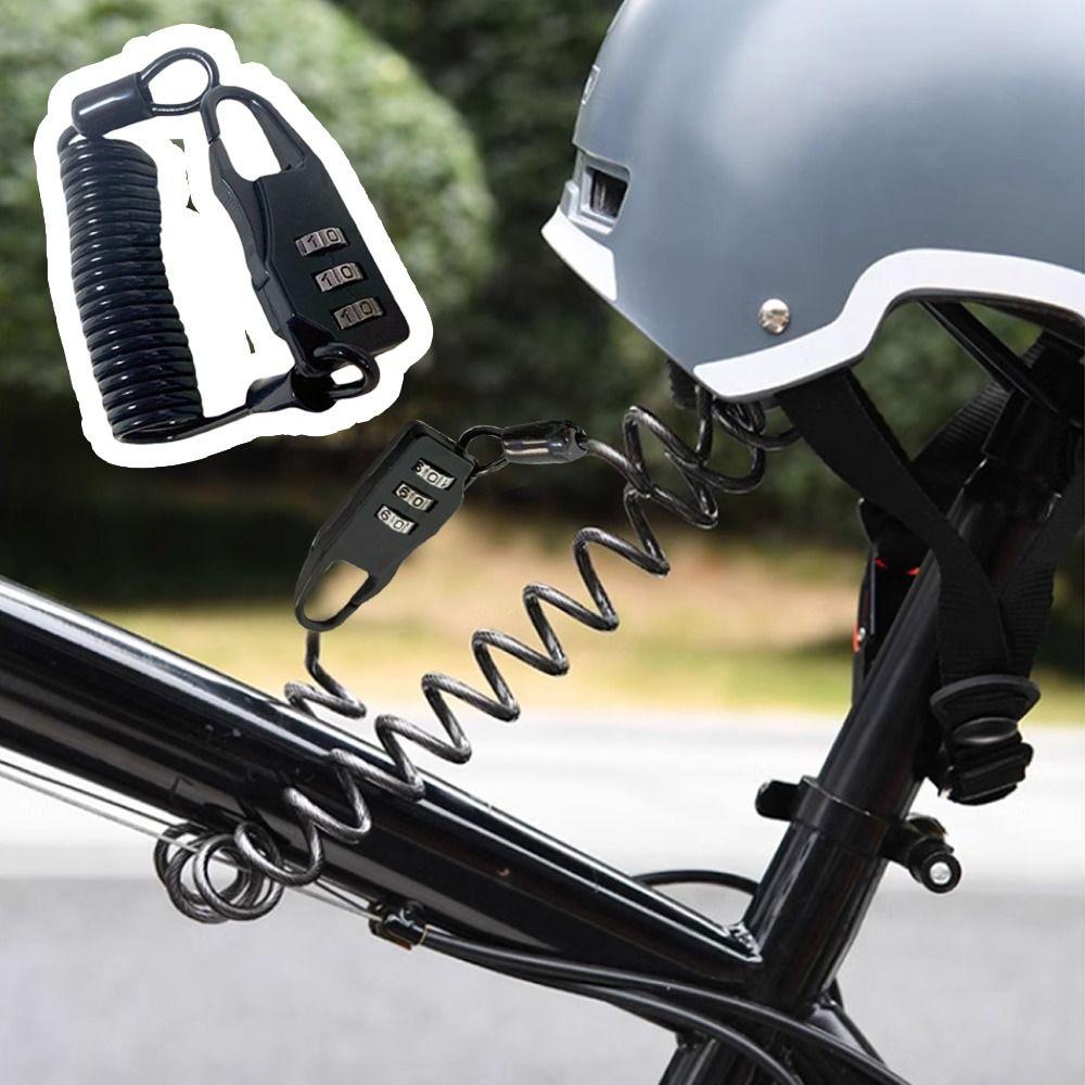 3-digit Locks Wire Rope Padlock Anti-theft Smart Combination Lock Code Security Lock