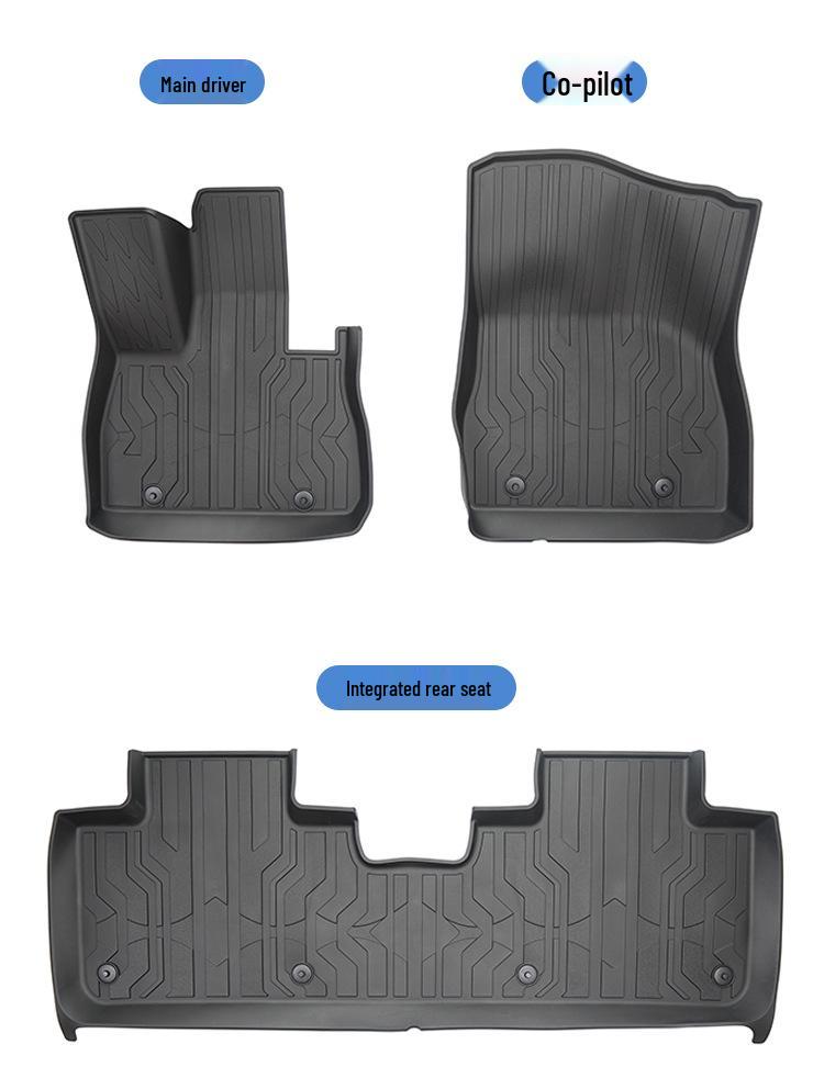 Fangchengbao Titan 7 TPE Car Floor Mats: Eco-friendly, Waterproof, Wear-resistant, Easy to Clean, Compatible with 25-26 Models.