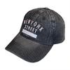 Embroidered alphabet baseball cap denim Dongdaemun new fashion casual sunshade sun protection cap