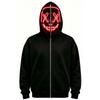 Unisex Halloween Face Print Long Sleeve Hoodie Pullover Sweatshirt for Men Women