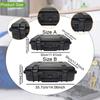 Portable Toolbox Storage Case Water Resistant Container for Small Equipment