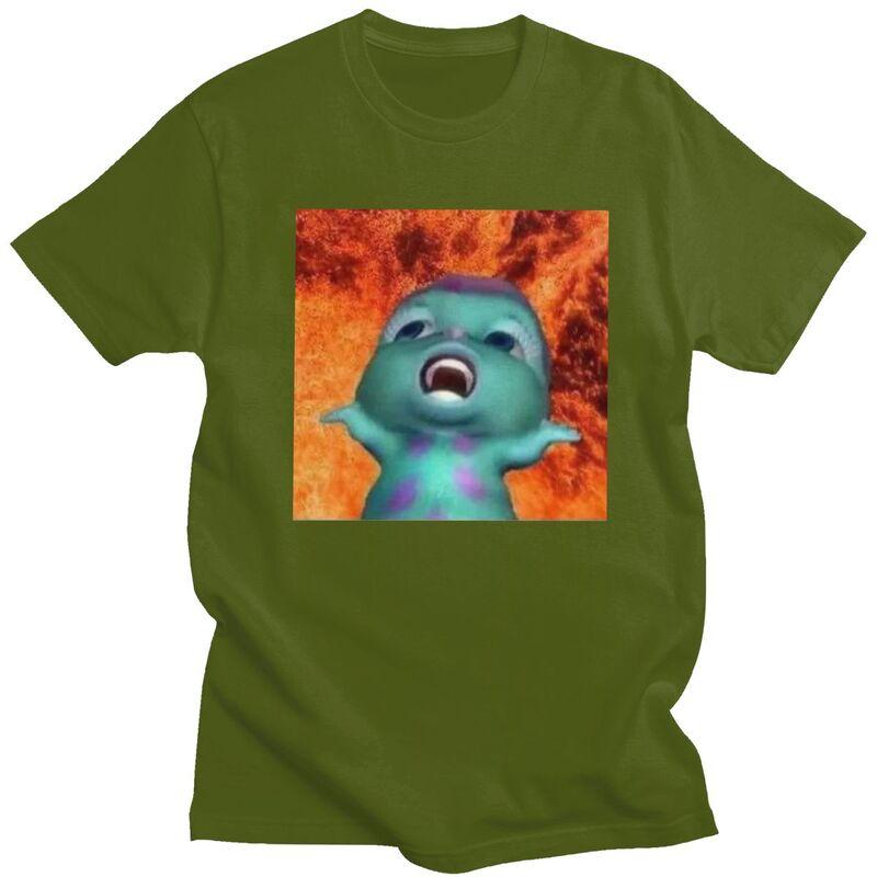 Custom Bibble Singing Meme T Shirts for Men Pure Cotton Tee Tops Tshirts ShortSleeve Fashion Tshirt Clothing