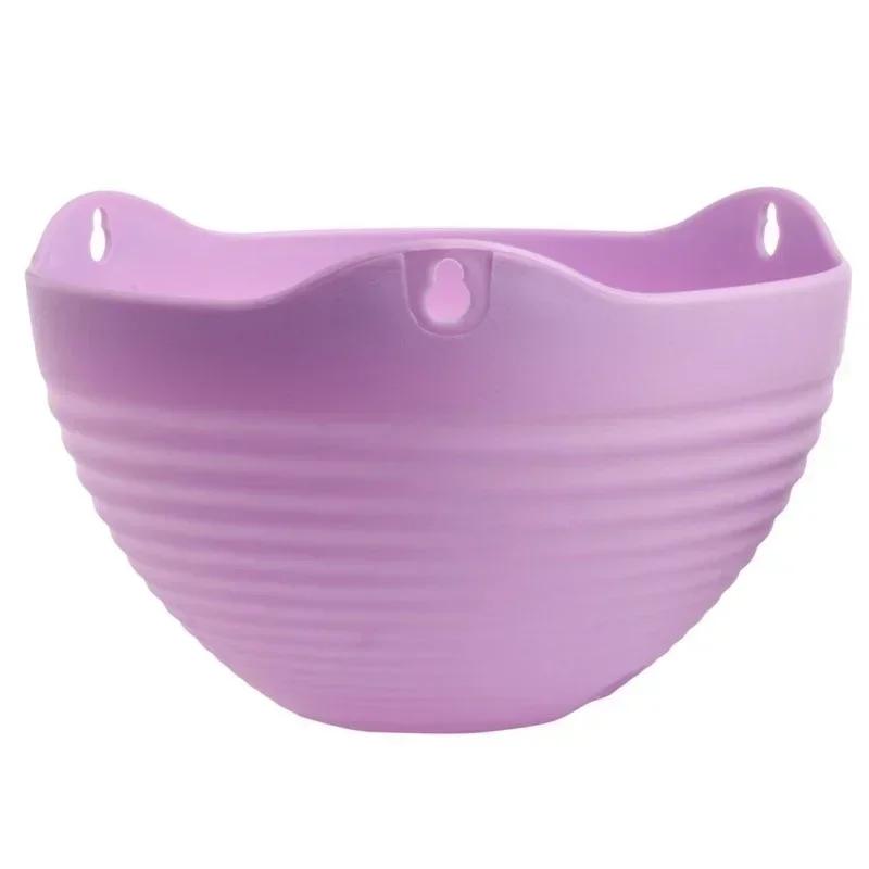 

Креативный пластиковый подвесной тип суккулентное растение хлорофитум хохлатый цветочный горшок личность большой диаметр горшки для растений 2025 фиолетовый