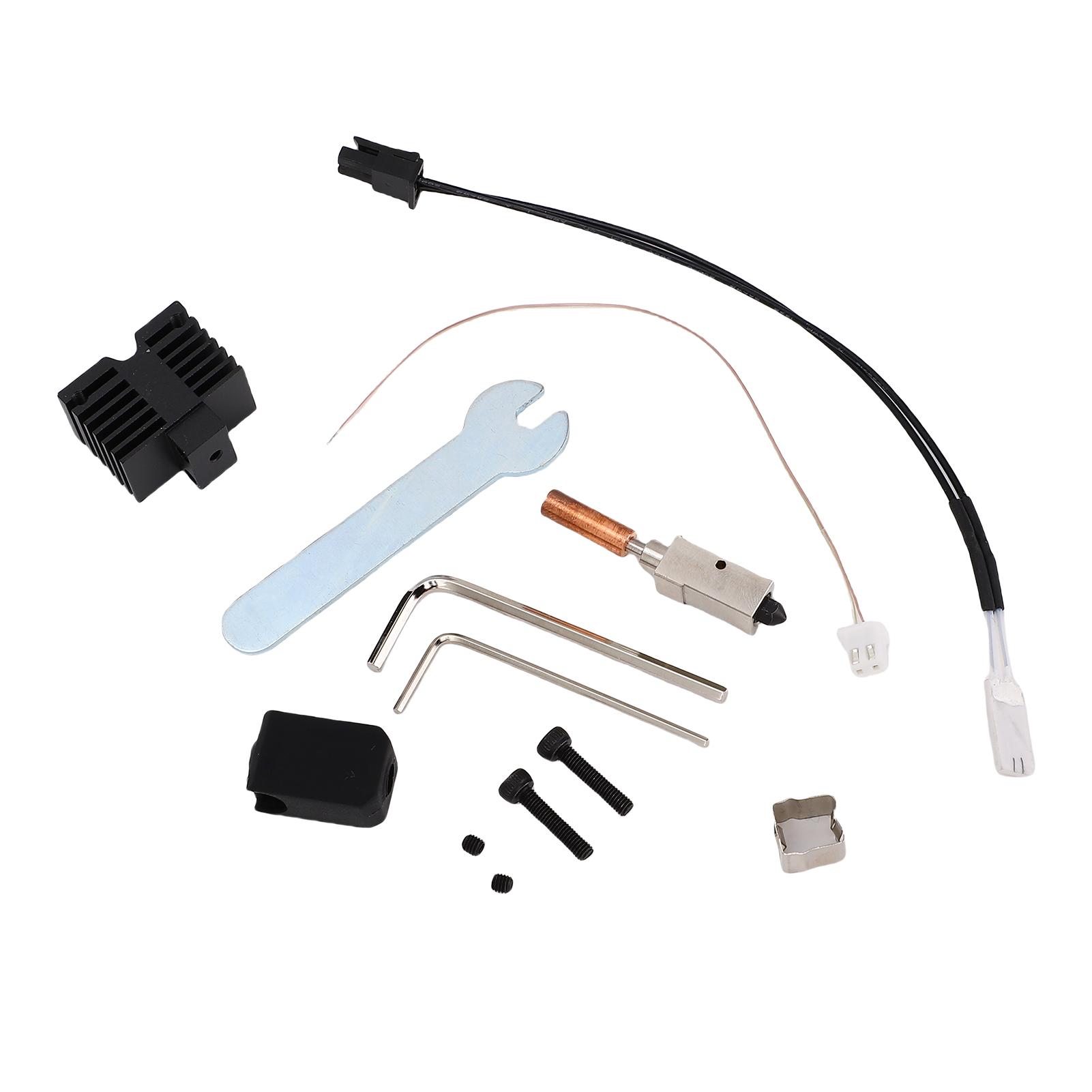 

Hotend Kit Replacement for QIDI X Plus 3 X Maximum3 X Smart 3 3D Printer 0.4mm Hardened Steel Nozzle Hot End Parts