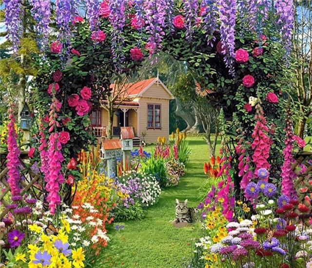 RUOPOTY DIY Frame Oil Painting By Numbers Daisy Flower Acrylic Home Decor On Canvas Wall Art Picture Rose For Living Room