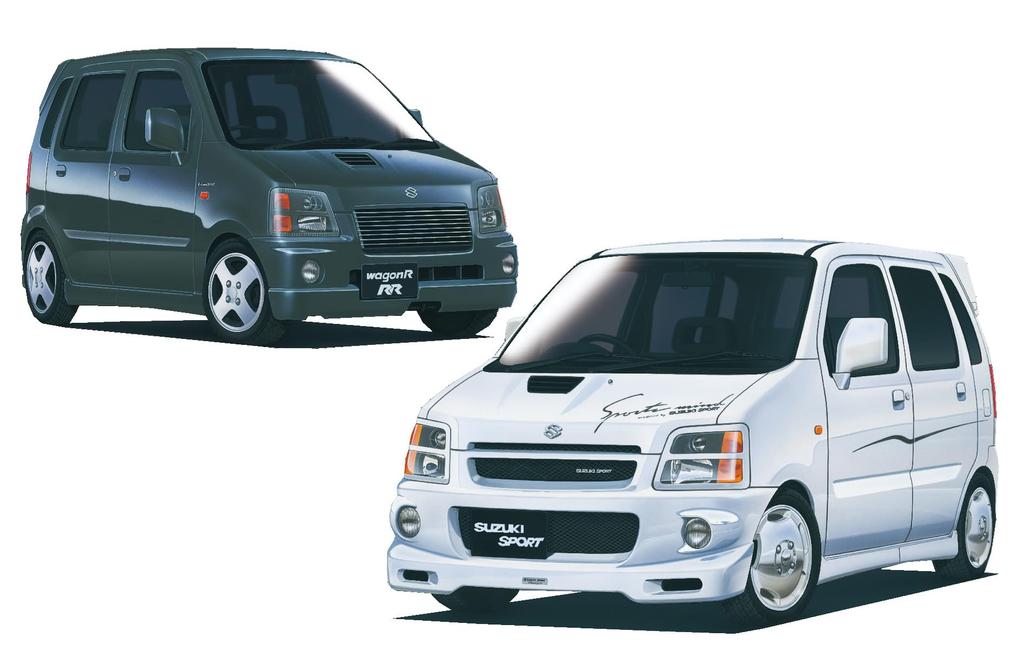 Fujimi Model Inch Up Series Suzuki Wagon R Suzuki Sports 1/24 No.45 RR/RR ID-45