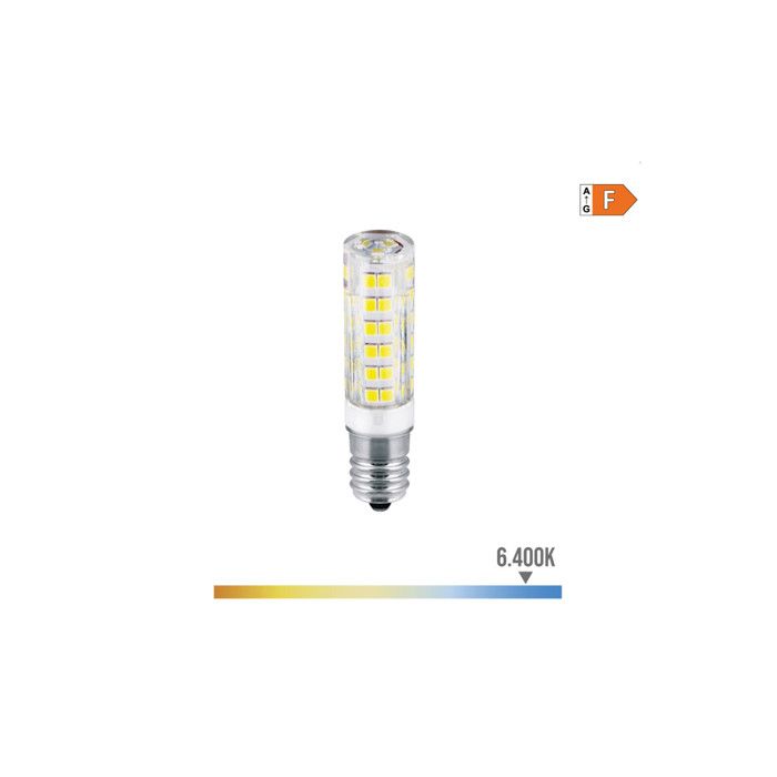 Ampoule LED tubulaire 4.5W E14 400lm 6400K EDM 98886
