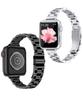 Dijiji Apple Watch 9/8/7/6/5/4/Se/Ultra/38/40/41/45/499Mm Stainless Steel Slim Metal Chain Strap Band