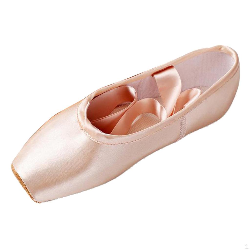 Ballerina Ballet Pointe Pink Satin Canvas for Dancing