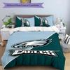 Σετ κλινοσκεπασμάτων με σχέδιο LOGO Philadelphia Eagles 3 τεμαχίων, σετ κάλυμμα παπλώματος περιλαμβάνει κάλυμμα παπλώματος & μαξιλαροθήκες, τέλειος διάκοσμος υπνοδωματίου για όλες τις εποχές & δώρο
