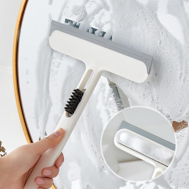 1pc Silicone Wiper Glass Scraper Car Windshield Cleaning Scraper Can Be Used To Clean Car Glass Windows Bathroom Kitch
