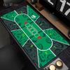 Poker Layout Mat Texas Holdem Available Table Mat Craps And Roulette Table Felt Green Fabric Mat Office Gaming TableMat 60x120