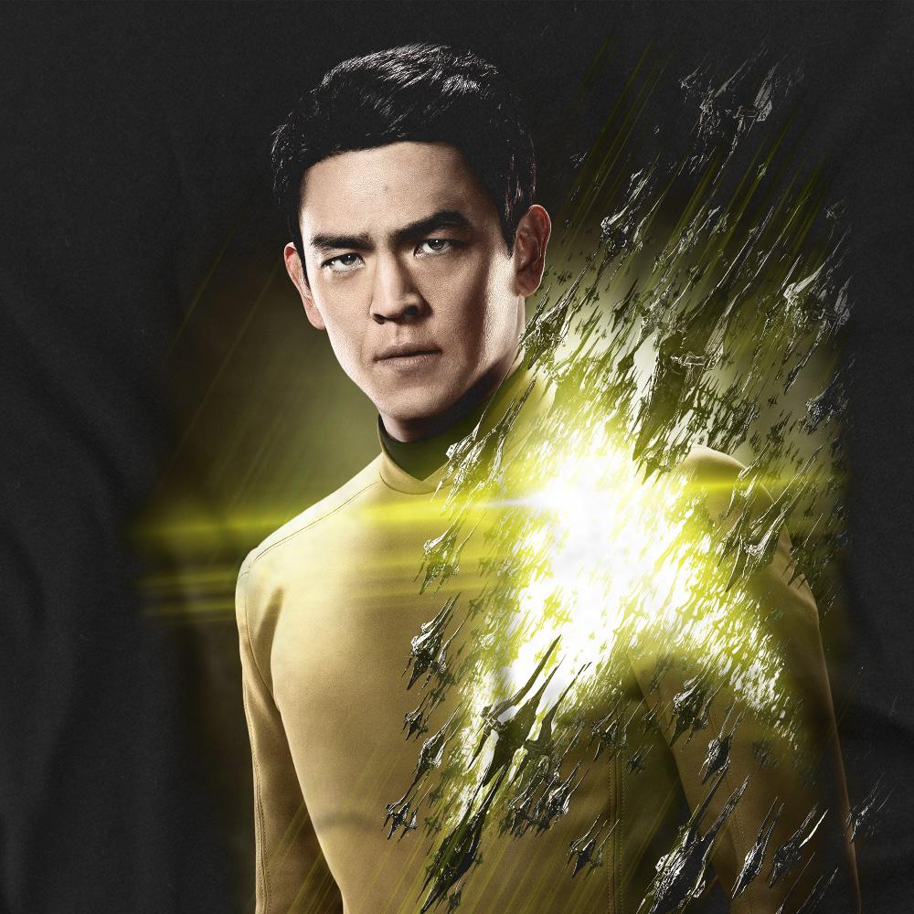 Star Trek Beyond Mens Sulu Poster T-Shirt