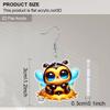 2D Cartoon Bee Pattern Ear Jewelry Dangle Earring Daily Outfits Party Accessories Perfect Gift for Family/ Friends