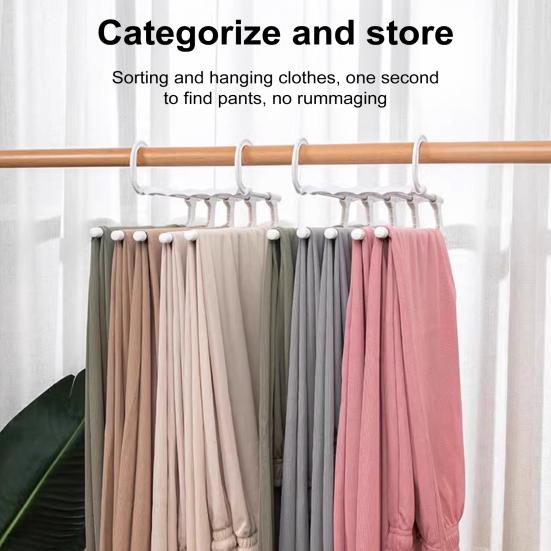Hosenbügel mit drehbarem Haken, starker, tragfähiger, ausziehbarer, faltbarer multifunktionaler Hosenständer, Hosenbügel