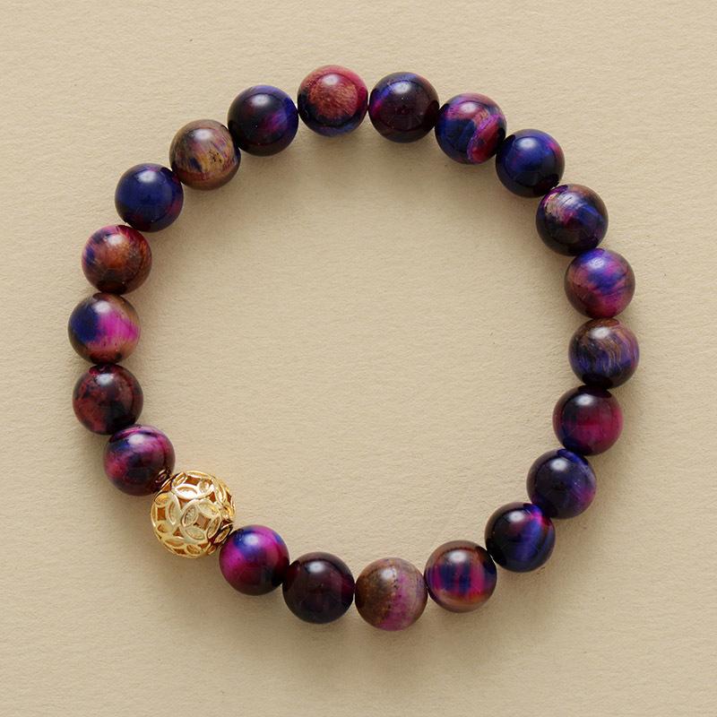 BLINGBAY Women's Bracelet New Natural Stone Handmade Elastic Beaded Bracelet Adjustable Couple Bracelet Girls Party Birthday Jewelry Gift