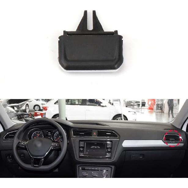 Front Center AC Vent Air Conditioning Vent Outlet Tab Clips Fit for Volkswagen Tiguan 2017-2021 (NO.4)