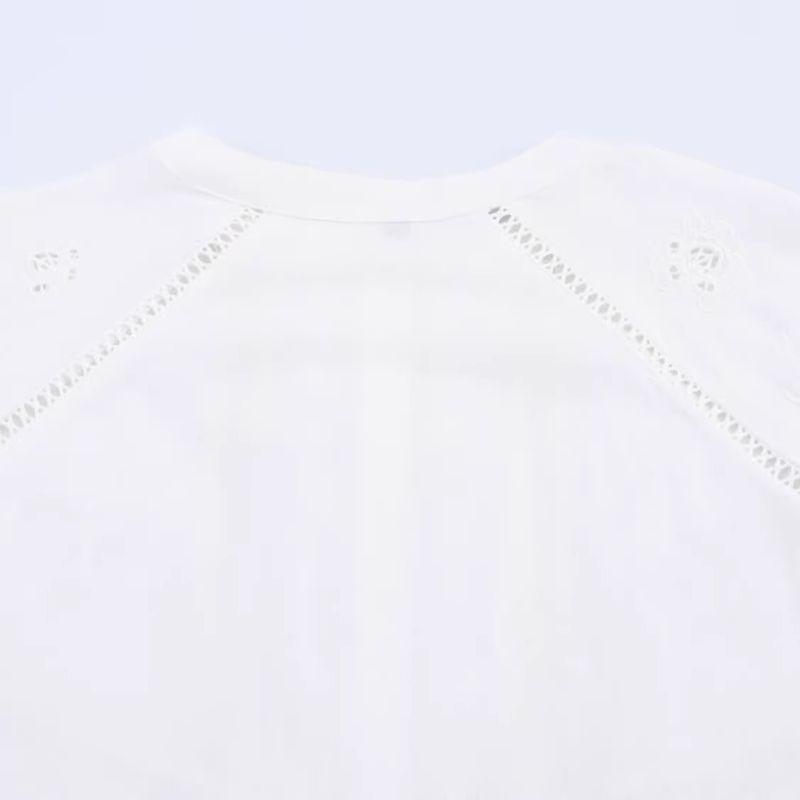 Kaslead New Women Clothes Western Style Fashion Embroidery Shirts Leisure Shorts 4786058 4786059