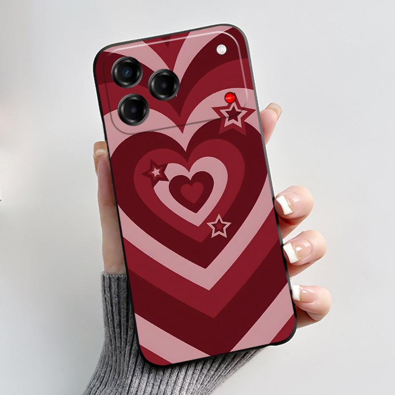 Bumper Silicone Cute Black Phone Case For ZTE Blade V80 Vita/Nubia V80 Design Case Shockproof Soft Cartoon Panda Printed Cover