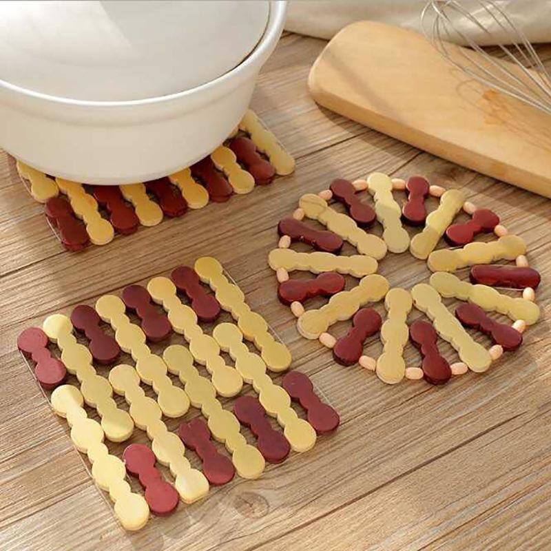 

1шт бамбуковый экологически чистый коврик для чашки