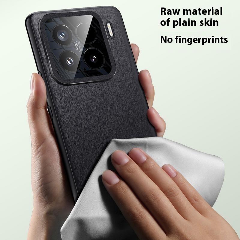 

For Xiaomi 15 Case Slim TPU+PC+PU Leather Phone Back Cover (2nd Gen) Green