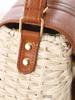 Neue Damen-Crossbody-Strandtasche aus gewebtem Papierseil