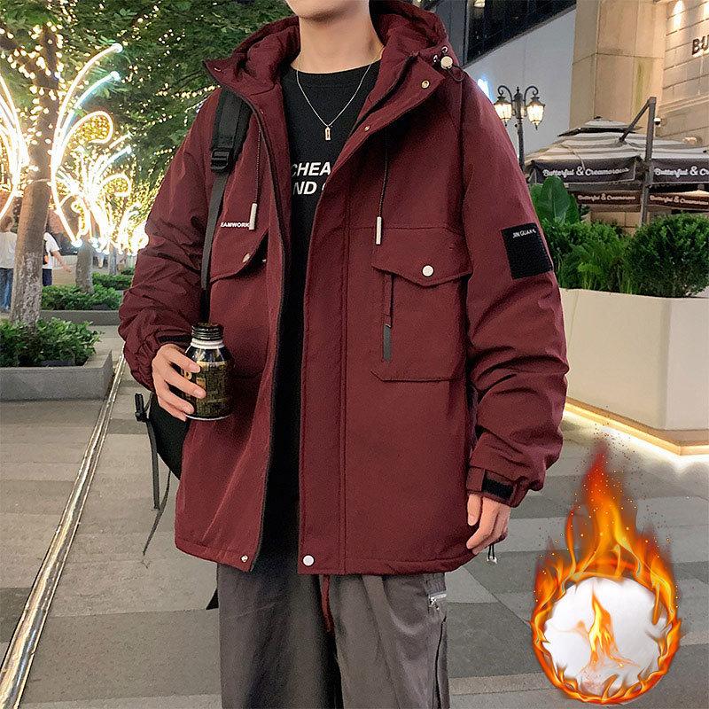 Jacket Men's Spring and Autumn New Workwear Trendy Handsome Versatile Outdoor Jacket Jacket Youth Large Size Men's Jacket