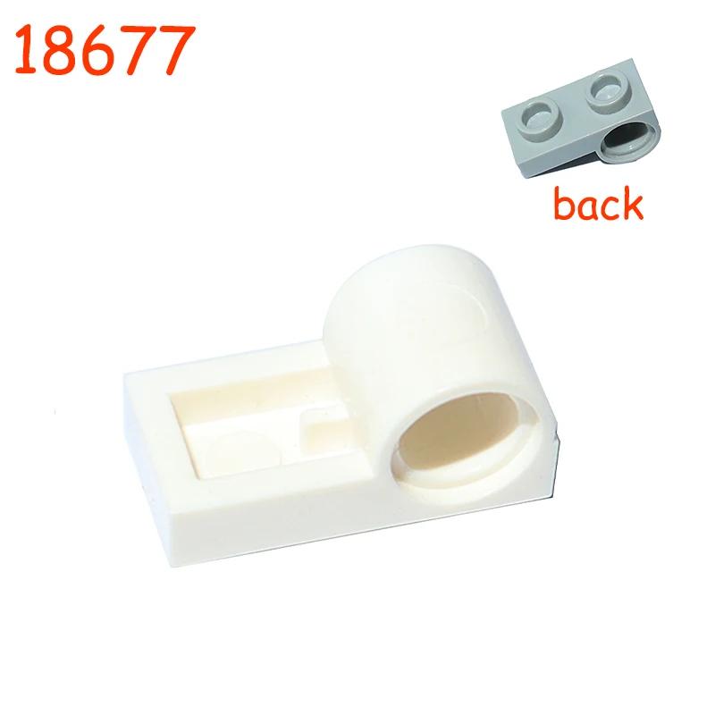 1x2 featuring Pin Hole on Bottom Construction Bricks Blocks 18677 Plate Modified High-Tech Parts Works With Learning DO IT YOURSELF Playthings