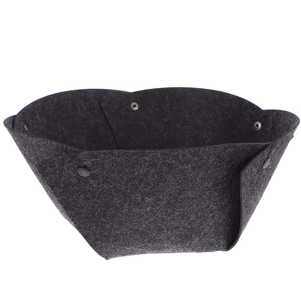 14-Inch Felt Fabric Planter Liner Reusable Round Basket Insert for Hanging Flower Pots Indoor Outdoor Gardening Moisture Control