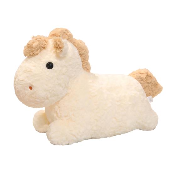 Horse Doll Plush Toy Soft Stuffed Animal Year of The Horse Plush Cute Cartoon Horse Doll for Home Bedroom Sofa Decoration Birthday Gift