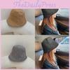Fashionable Women's Suede Fabric Fisherman Hat In Neutral Colors Breathable