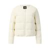 FILA Explorer Minimalist Lightweight Warm Outdoor Woven Down Jacket Women outerwear Dew-White A11W547903FIV