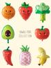Kids Cartoon Fruit & Veggie Foil Air Balloons - Creative First Birthday Party Decor