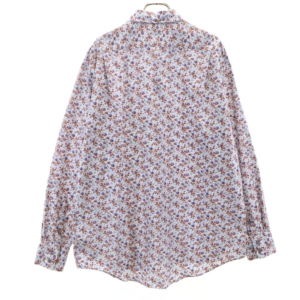 Paul Smith Made In Japan Floral Long Sleeve Shirt 2L Blue Men's Used