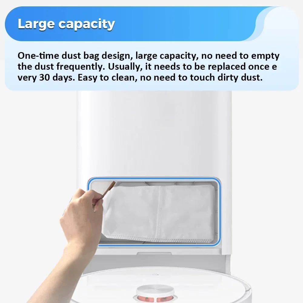 Dust Bag Mop Cloth for XiaomiX11 Plus/X11 Max/X11+, Mijia M11S/M11 For Dreame L11 Ultra/L11 Ultra/L11 Ultra Dust Bag Rags Parts