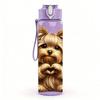 1PC Yorkshire Terrier Dog Cartoon Print 750ml Color Plastic Sports Water Bottle Leakproof Flip Straw Lid Suitable for Sports Office Home Use