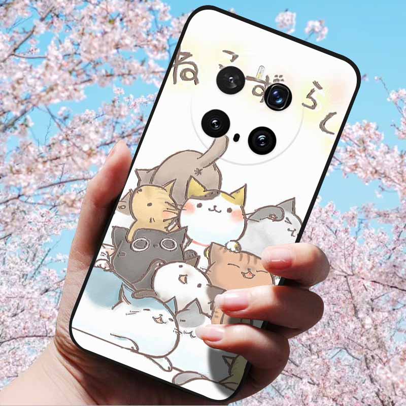 For Honor Magic7 Pro / Magic7 5G Cases 3D Relief Flower Emboss Soft Silicone For Magic7 Pro Magic 7 3D Cartoon Back Cover Cases