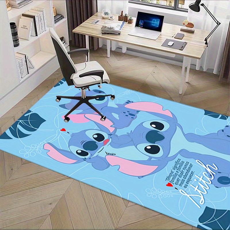 Office Rug Stitch, Lilo theme 3D Printed Anti-Slip Rug-Machine Washable for Living Room