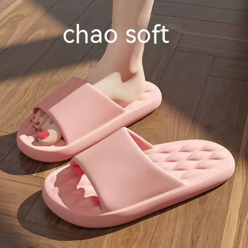 Ladies' Men's Slippers Cloud Thick Sole, Summer EVA Soft Slip-On Sandals for Indoor Bathroom Beach, Non-Slip Unisex Casual Shoes