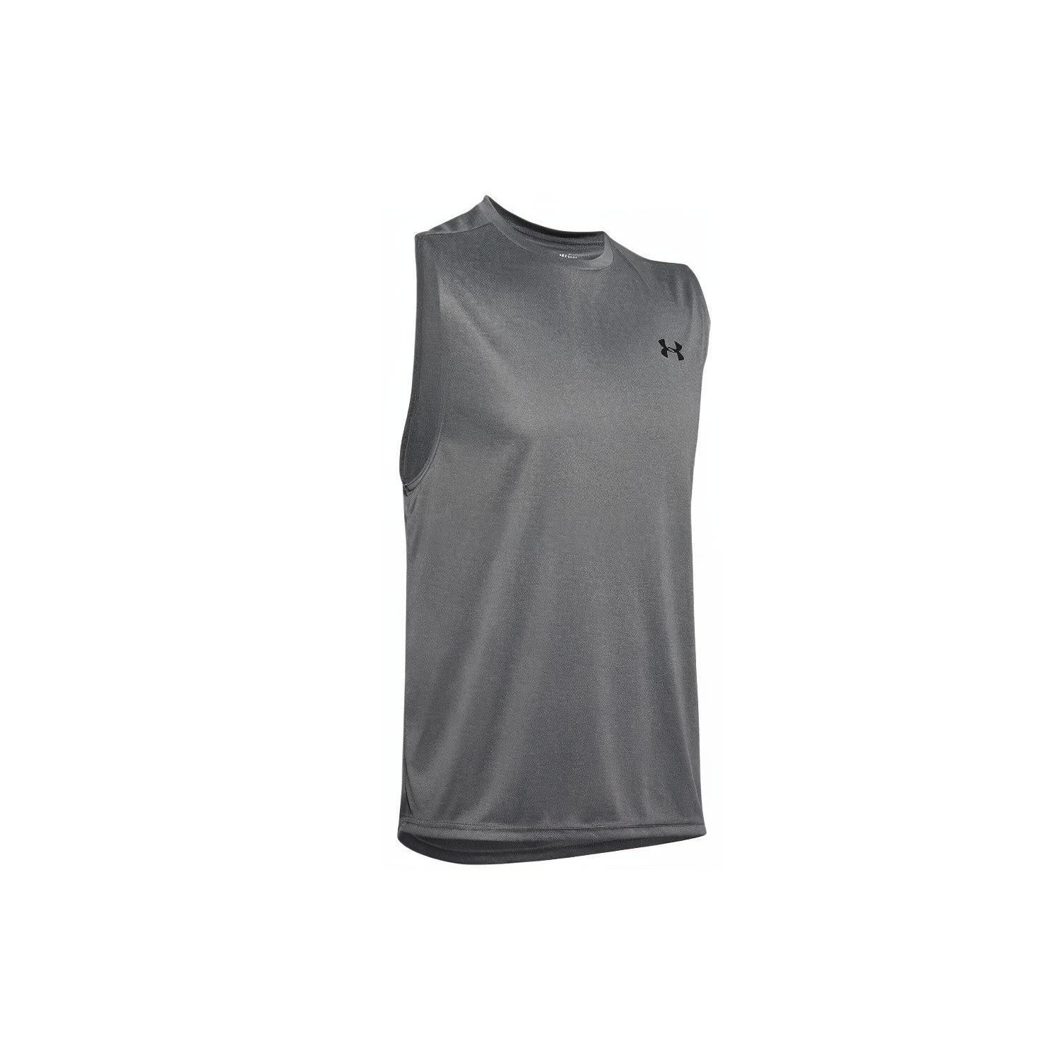 Under Armour Velocity Muscle Tank  Grey  Men s 1327972-012 L
